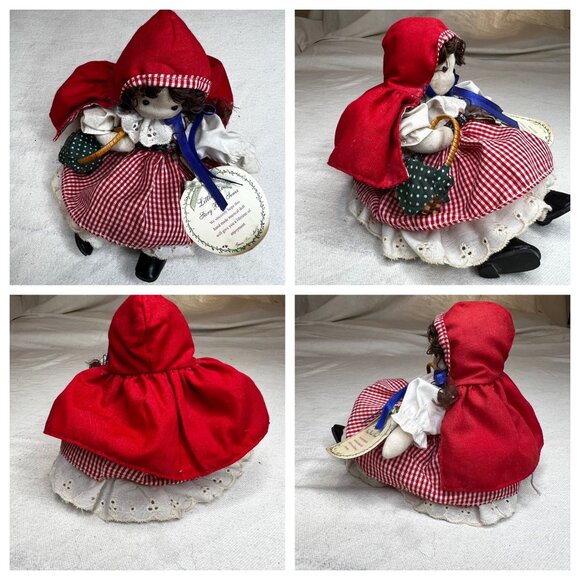 Set Of 3 Storybook Musical Dolls Dorothy Little Red Riding Hood Cinderella - Picture 7 of 16